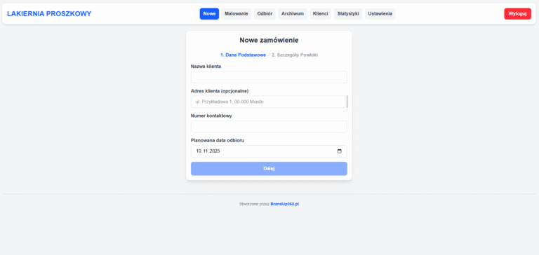 case study lakiernia proszkowa